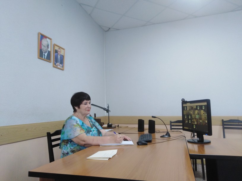 Председатель Общественного совета Лысогорского района Надежда Емелина приняла участие в заседании "круглого стола"