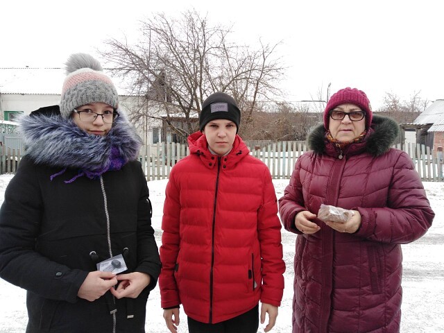 Учащиеся школы села Бутырки приняли активное участие во Всероссийской Акции памяти "Блокадный хлеб"